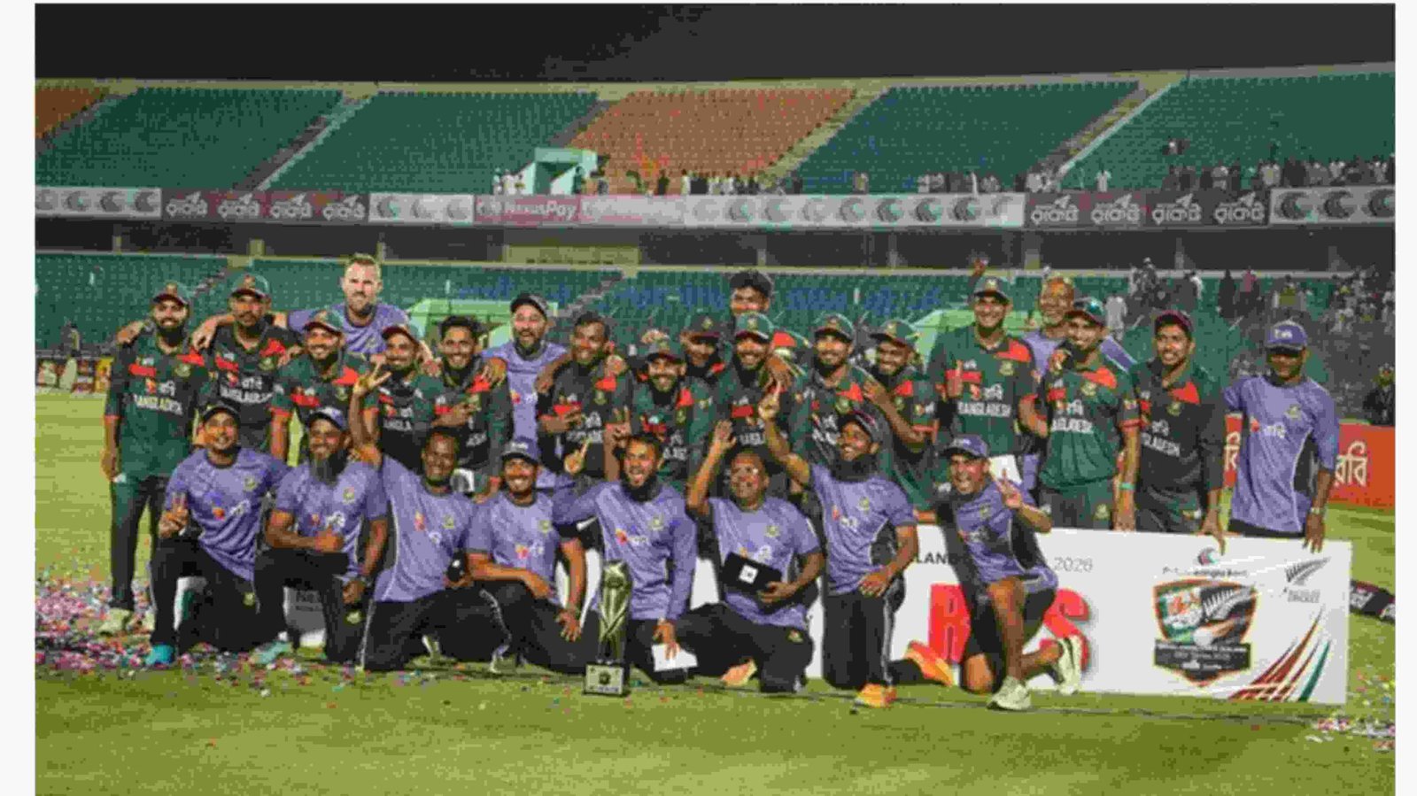 ১৩ বছর পর নিউজিল্যান্ডকে হারিয়ে সিরিজ জিতল বাংলাদেশ